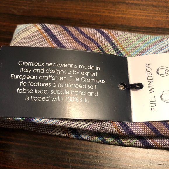 Cremieux slim tie. NWT. - Picture 5 of 6